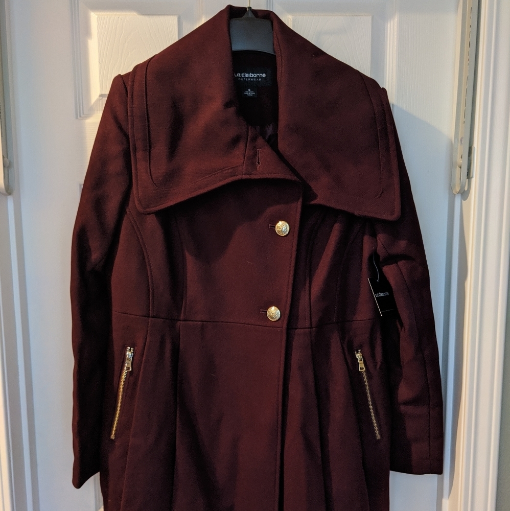 Liz Claiborne Midweight Peacoat